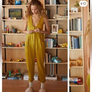 UO Out From Under Rhea Button Front Jumpsuit